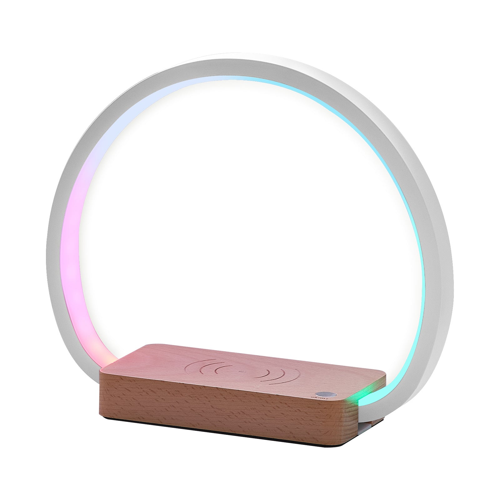 EcoTune™ by Lumious Lighting - Multifunctional Wooden Speaker Lamp with Wireless Charging
