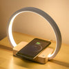 EcoTune™ by Lumious Lighting - Multifunctional Wooden Speaker Lamp with Wireless Charging