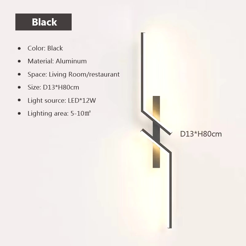 Modern • LED Wall Lamp • Long Bar Minimalist Wall