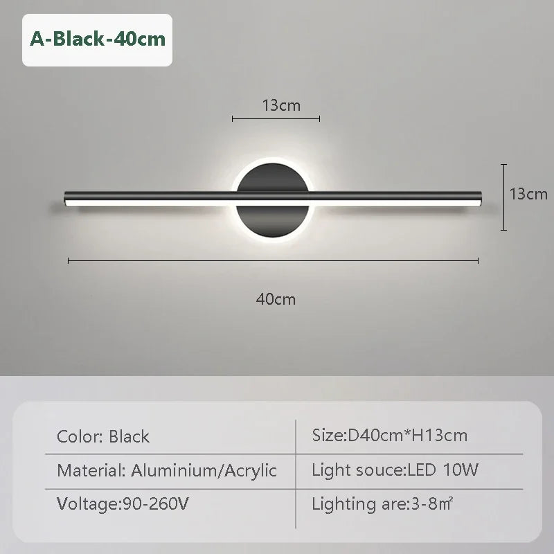 Modern • LED Wall Lamp • Mirror Light 