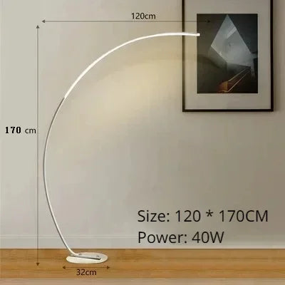 Nordic Light Arc • Floor Lamp