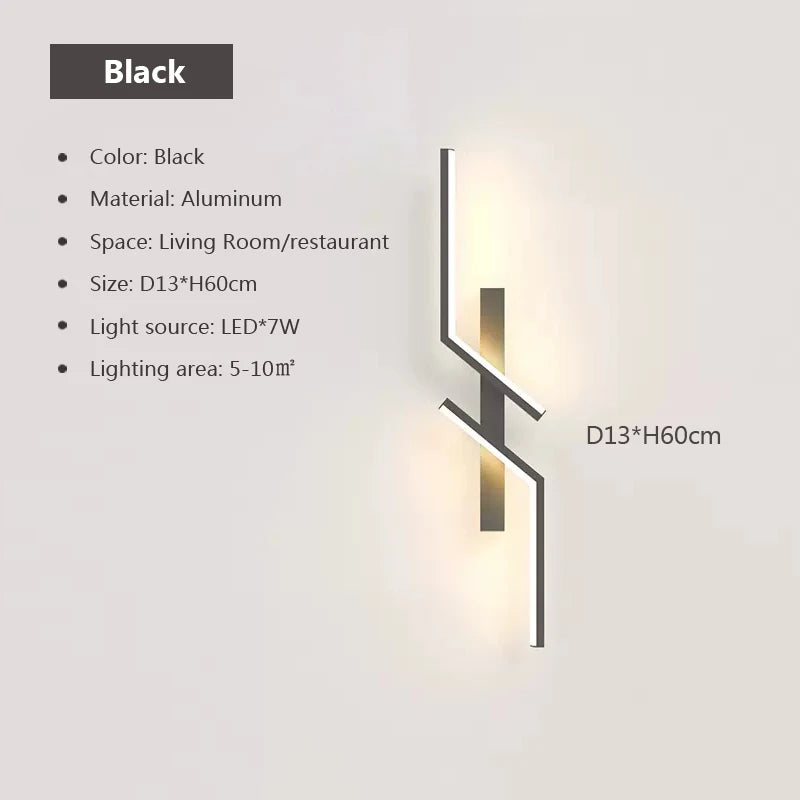 Modern • LED Wall Lamp • Long Bar Minimalist Wall