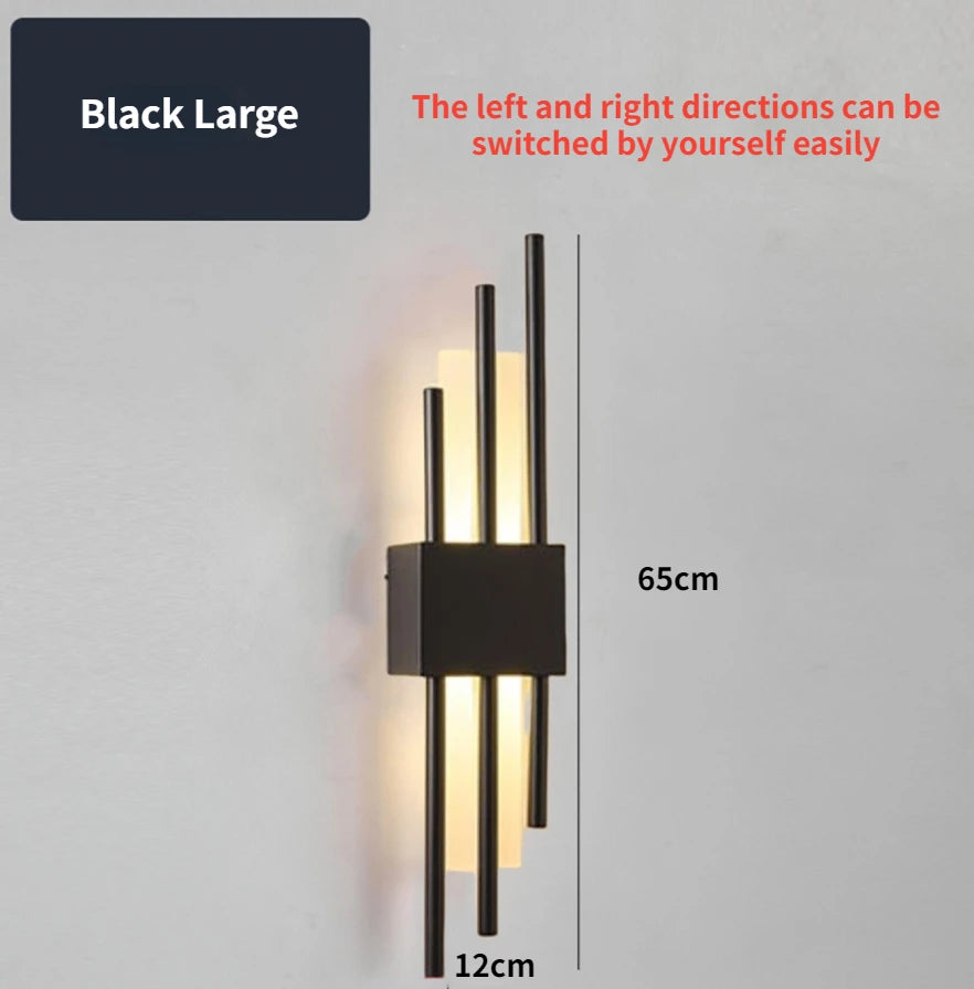 Led Wall Lamp for Bedroom Bedside Living Room Hallway Aisle Sconce Lighting Bathroom Decoration Background Lights Modern Nordic