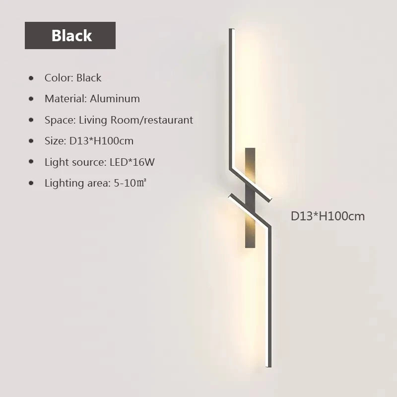 Modern • LED Wall Lamp • Long Bar Minimalist Wall